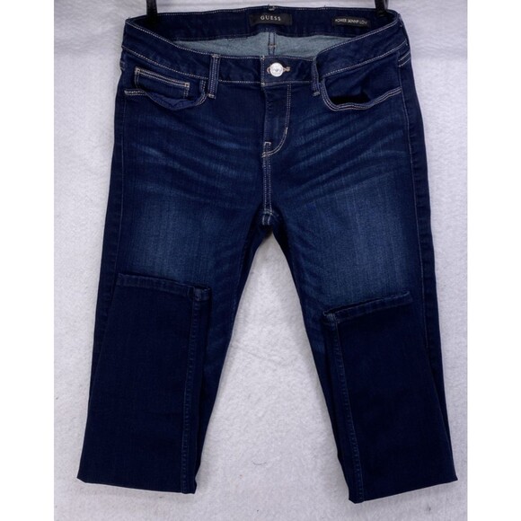 Guess Power Skinny Jeans Women’s Size 28 Blue Low Rise Stretch Denim Casual - Picture 13 of 16